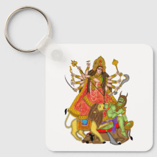 Mahishasur Mardini Durga Schlüsselanhänger