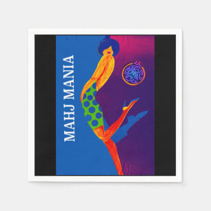 Mahj Mania Napkins Serviette
