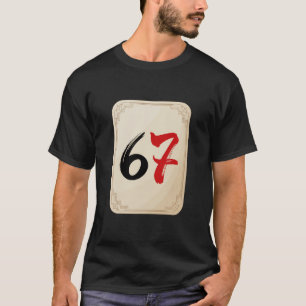 Mahjong 6 und 7 passend 67 Mahjong-Gruppencostume T-Shirt