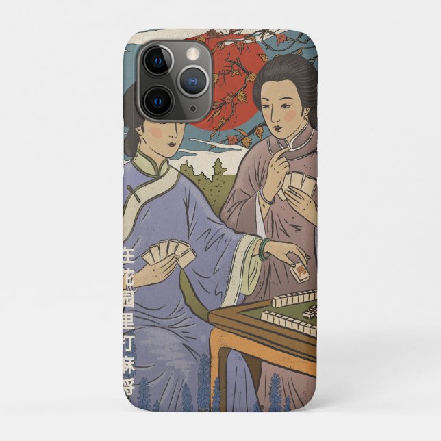 Mahjong Case-Mate iPhone Hülle (Rückseite)