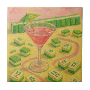 Mahjong Chic Painting Cocktail  Fliese