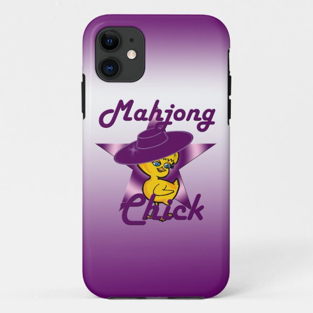 Mahjong Chick #9 Case-Mate iPhone Hülle (Rückseite)