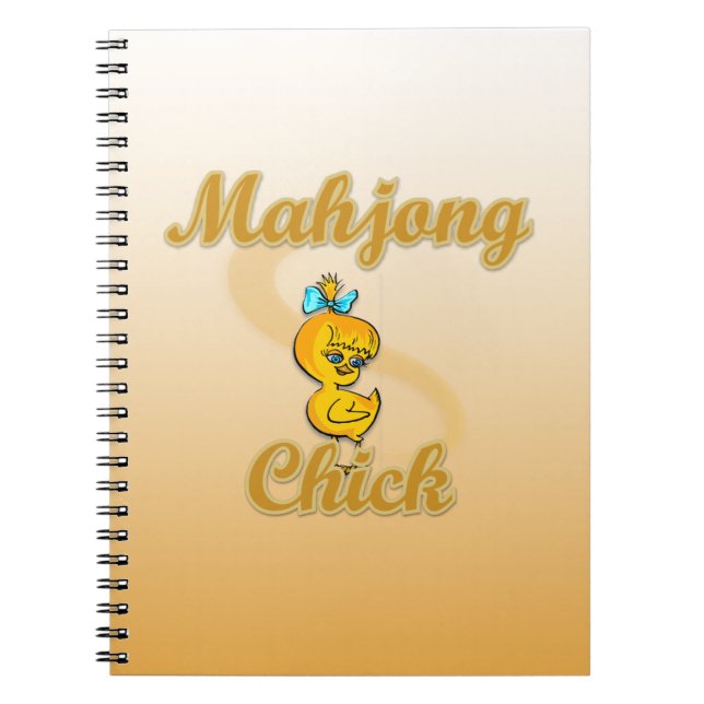Mahjong Chick Notizblock (Vorderseite)