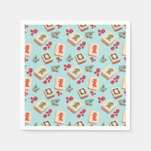 Mahjong Dragon Tile Paper Napkins Serviette