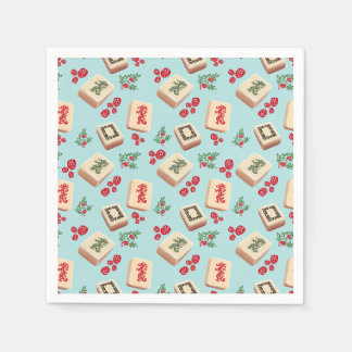 Mahjong Dragon Tile Paper Napkins Serviette