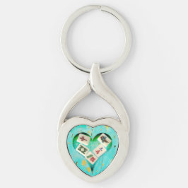 Mahjong Fills my Heart Keychain Schlüsselanhänger