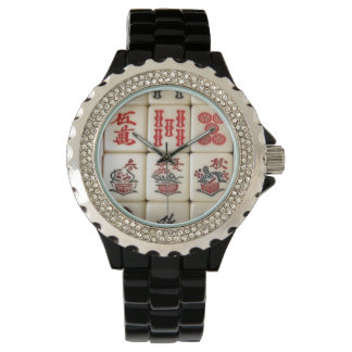 Mahjong Fliesen Armbanduhr