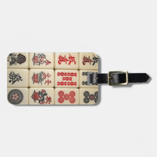 Mahjong Fliesen Gepäckanhänger