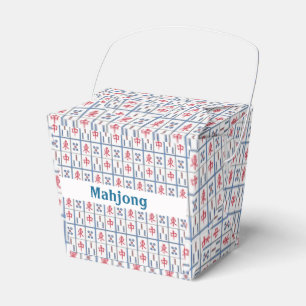 Mahjong Game Tiles Design Gastgeschenk Box Geschenkschachtel