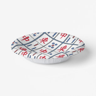 Mahjong Game Tiles Design Pappteller