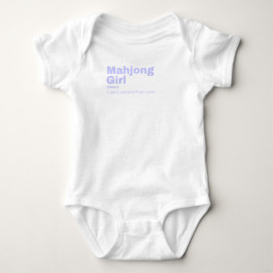 Mahjong Girl - Mahjong Baby Strampler