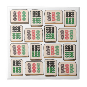 Mahjong-Glück-Strategie-Spieler-Fans Fliese