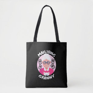 Mahjong Granny   Funny Mahjong Tasche