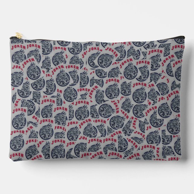 Mahjong Joker Tile Accessory Pouch Zubehörtasche (Vorderseite)