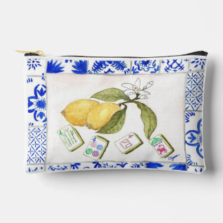 Mahjong Lemons Pouch Zubehörtasche