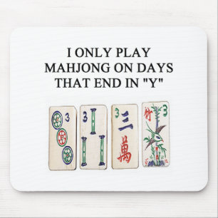 mahjong Liebhaber Mousepad