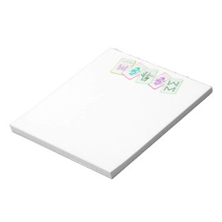 MAHJONG NOTEPAD NOTIZBLOCK