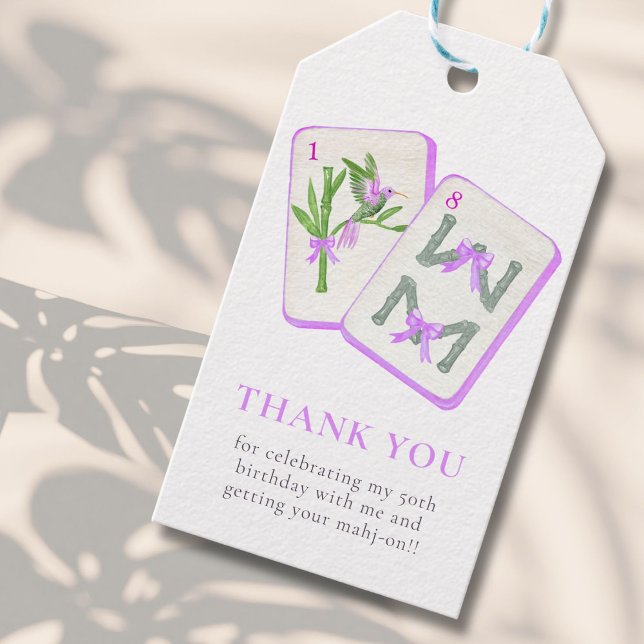 Mahjong Party Geschenkanhänger (Von Creator hochgeladen)