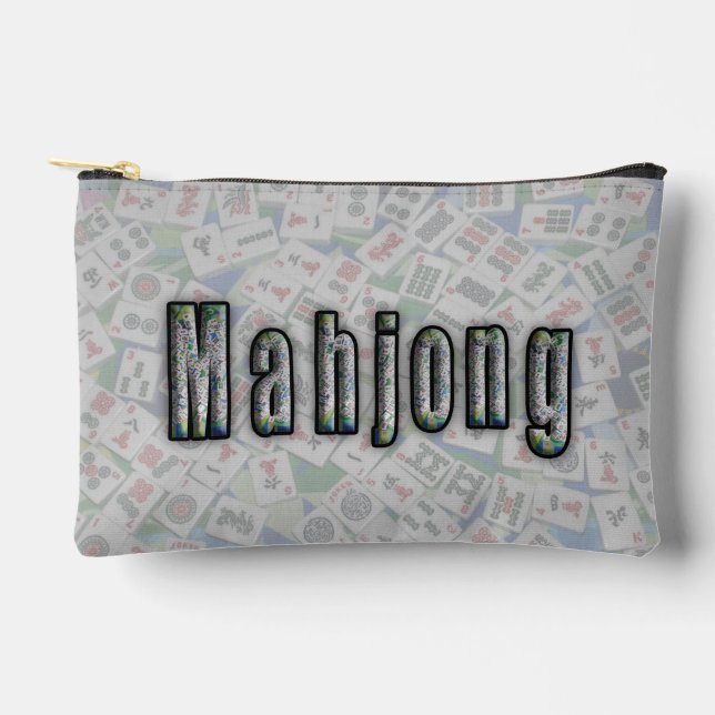 Mahjong Pie Accessory Tasche (Vorderseite)
