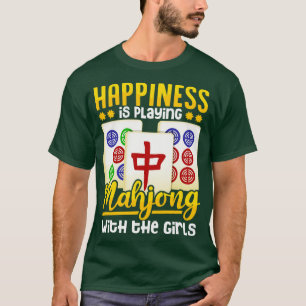 Mahjong Player Women Girls Funny Gift T-Shirt