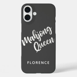 Mahjong Queen Personalisiert iPhone 16 Plus Hülle