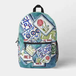 Mahjong-Rucksack Bedruckter Rucksack