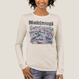 Mahjong Sayings Women's Long Sleeve T-Shirt Tri-Blend Shirt