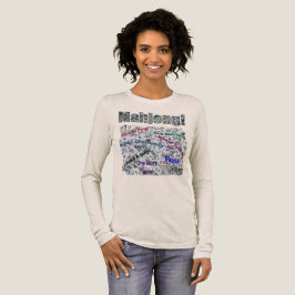Mahjong Sayings Women's Long Sleeve T-Shirt Tri-Blend Shirt