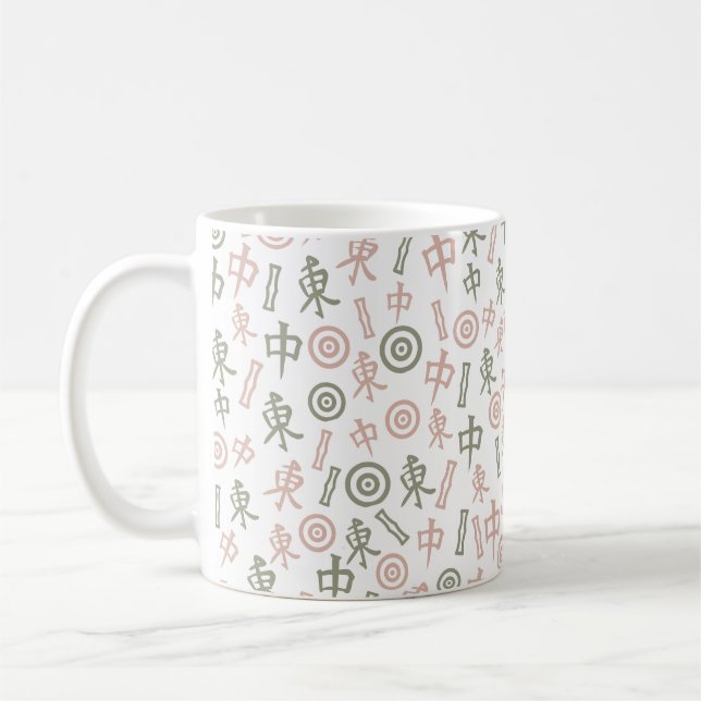 Mahjong Symbole Kaffeetasse (Links)