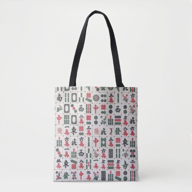Mahjong-Taschentuch Tasche (Vorderseite)