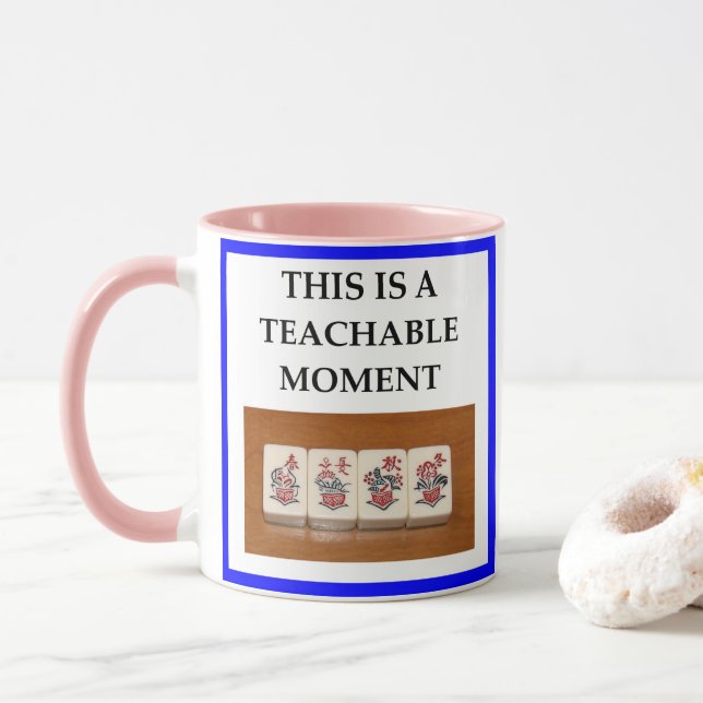mahjong tasse (Mit Donut)