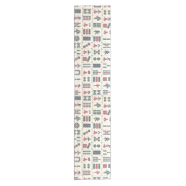 Mahjong Tiles Kurzer Tischläufer