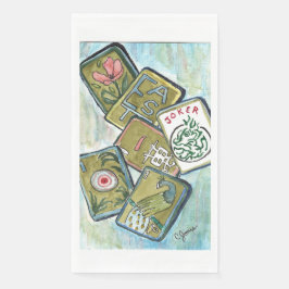 Mahjong Tiles Serviette