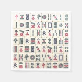 Mahjong Tiles Serviette
