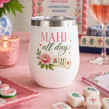 Mahjong Tout le Jour Floral Élégant