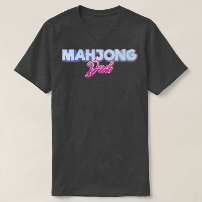 Mahjong Vater T-Shirt (Design vorne)