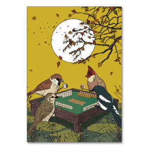 Mahjong Vögel spielen Spiel  Tischnummer