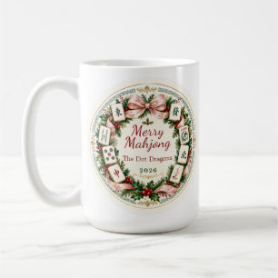 Mahjong-Weihnachts-Kaffeetasse Kaffeetasse