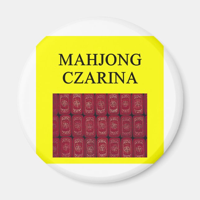 MAHJONG Witz Magnet (Vorne)