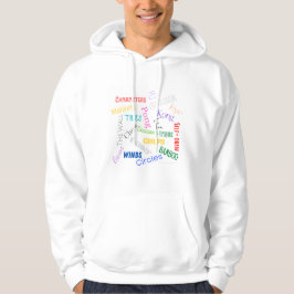 Mahjong words hoodie