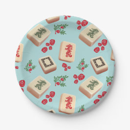Mahjongg Dragons Plate Pappteller