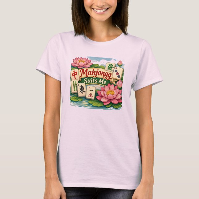 Mahjongg passt mir T-Shirt (Vorderseite)