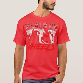 Mahlzeiten auf dem Radfahrer-Bär-Jagdradfahrer T-Shirt