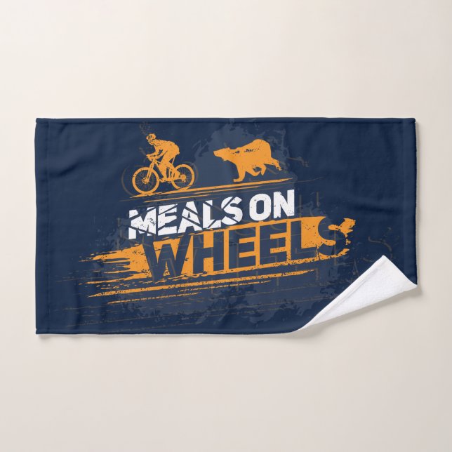 Mahlzeiten auf Radfahrer-Liebhabern Wild Trail Handtuch (Handtuch)