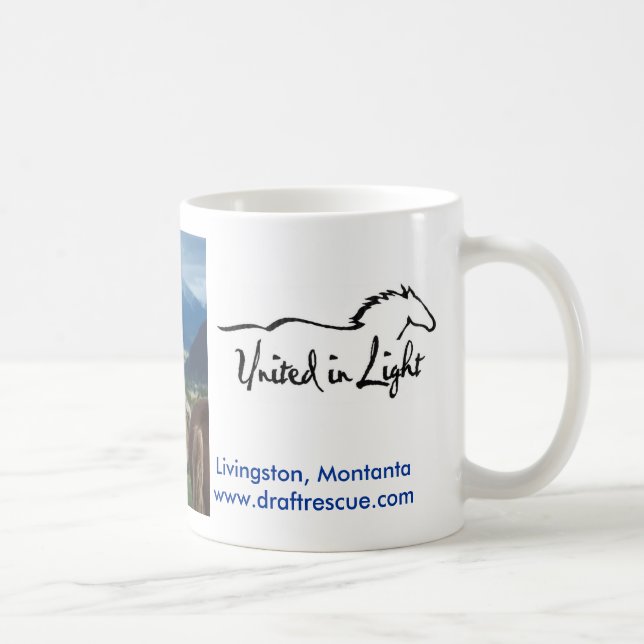 Mähnen und Berge Kaffeetasse (Rechts)