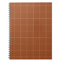 Mahogany Checkered-Notebooks