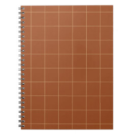 Mahogany Checkered-Notebooks Notizblock