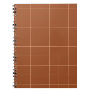 Mahogany Checkered-Notebooks Notizblock