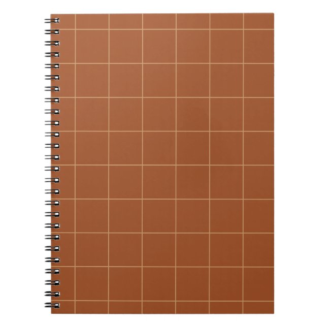 Mahogany Checkered-Notebooks Notizblock (Vorderseite)