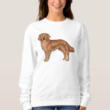 Mahogany Red Golden Retriever Niedlich Cartoon Dog